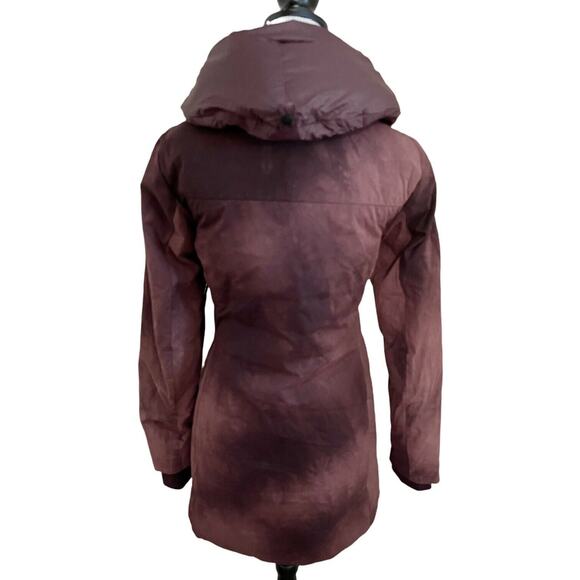 Lole NWT Faith L Edition Sz XS Jacket El Capitane Maroon Full Zip LUW0638 Vegan - Picture 2 of 9